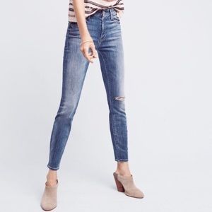 Mother Looker High Rise Skinny Jeans Anthropologie